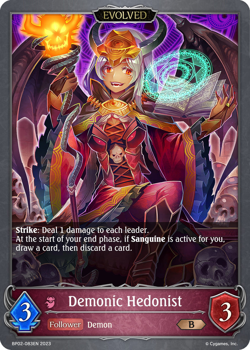 Demonic Hedonist Evolved (BP02-083EN) [BP02]