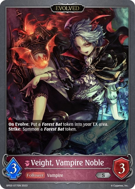 Veight Vampire Noble Evolved (BP02-077EN) [BP02]