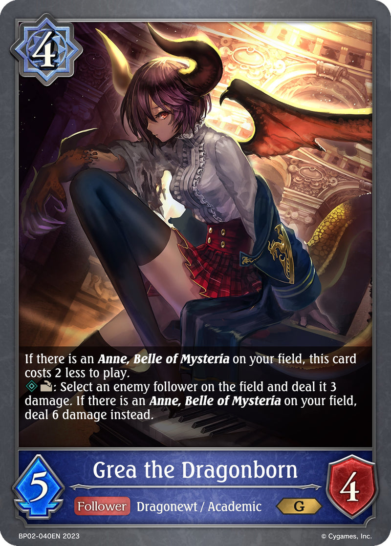 Grea the Dragonborn (BP02-040EN) [BP02]