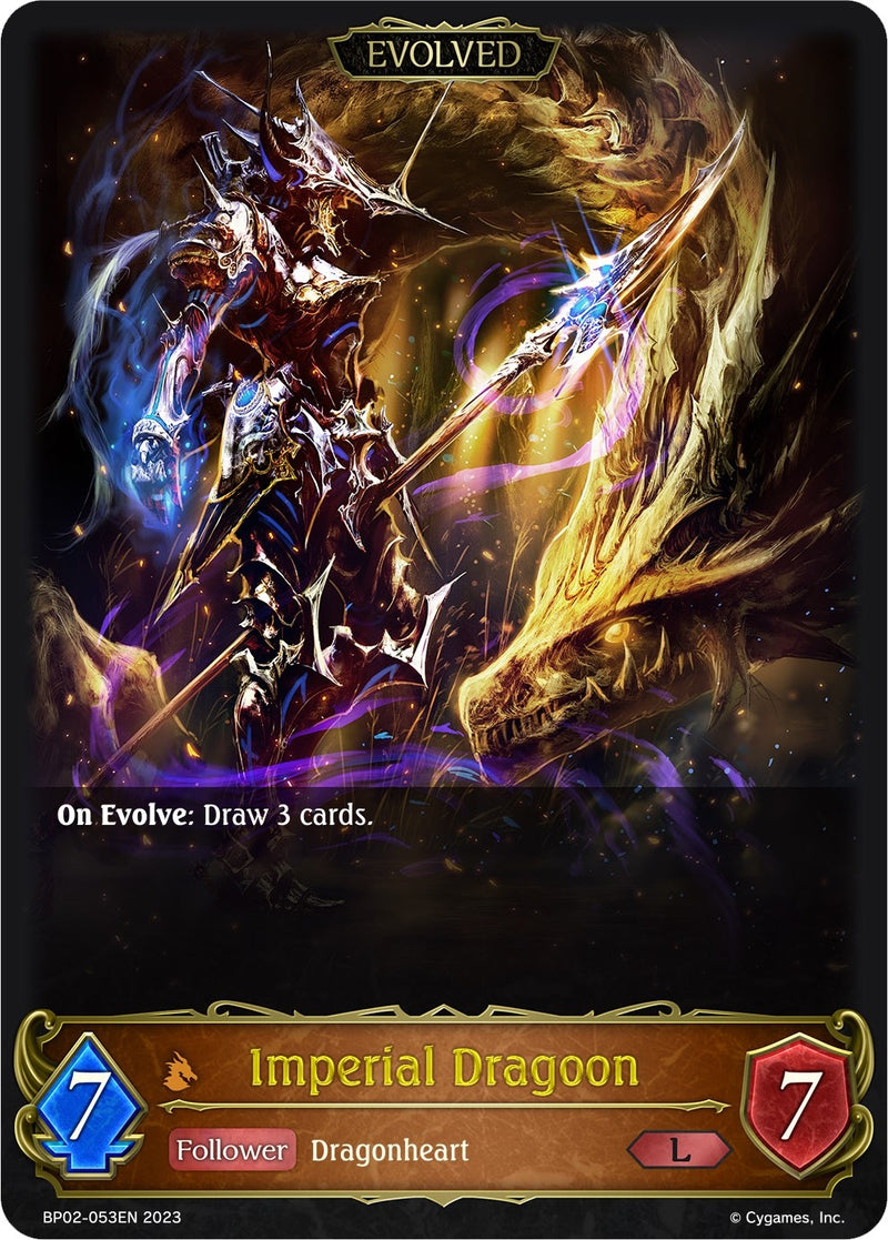 Imperial Dragoon Evolved (BP02-053EN) [BP02]