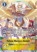 Image for Yellow Memory Boost! - P-037 (Digimon Adventure Box 2) [Digimon Promotion Cards]