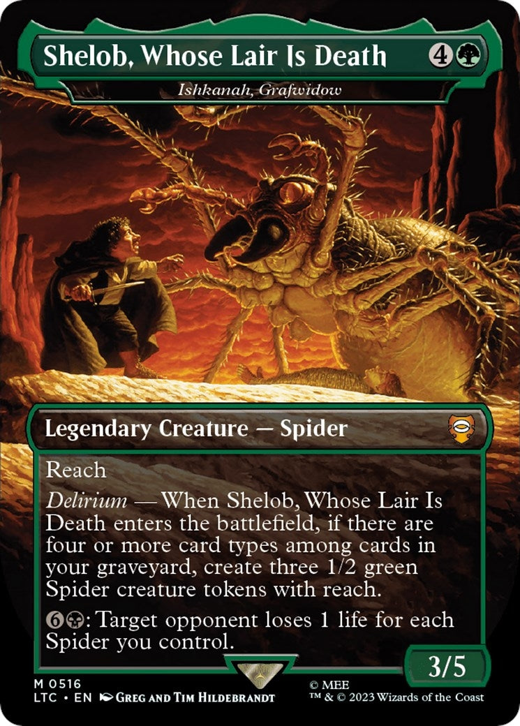Shelob Whose Lair Is Death Ishkanah Grafwidow Borderless (516) [LTC]