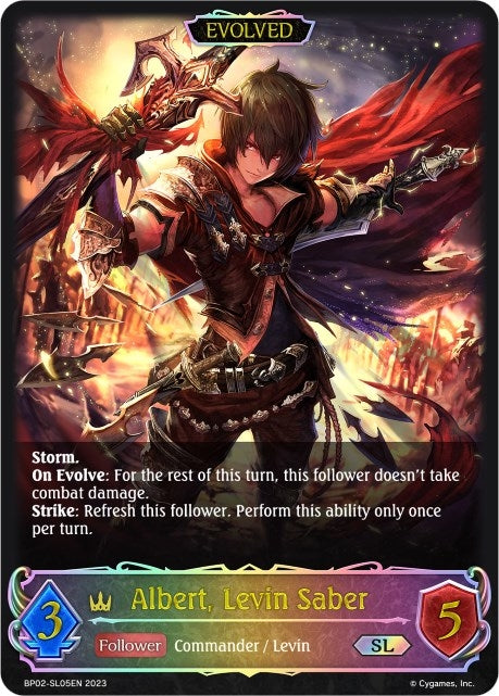 Albert Levin Saber Evolved SL (BP02-SL05EN) [BP02]