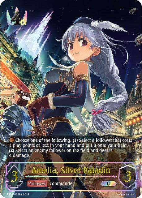 Amelia Silver Paladin U (BP02-U02EN) [BP02]