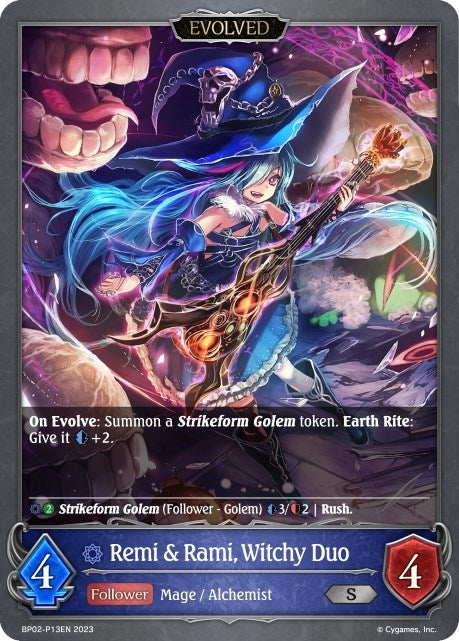 Remi and Rami Witchy Duo Evolved P13EN Foil (BP02-P13EN) [BP02]