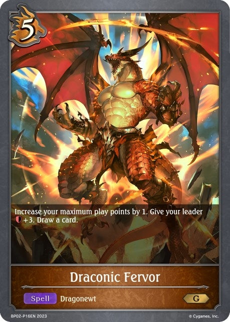 Draconic Fervor P16EN Foil (BP02-P16EN) [BP02]