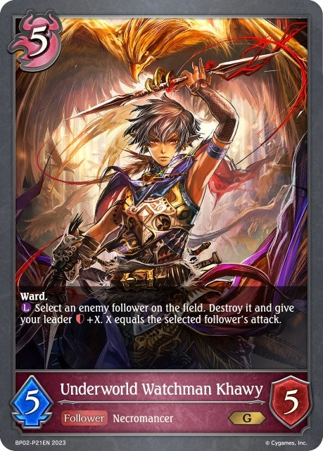 Underworld Watchman Khawy P21EN Foil (BP02-P21EN) [BP02]