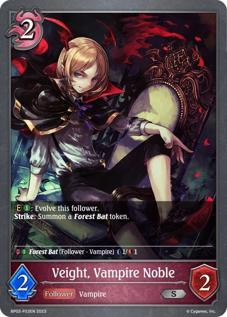 Veight Vampire Noble P22EN Foil (BP02-P22EN) [BP02]