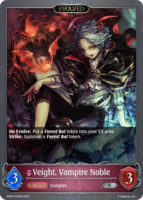 Veight Vampire Noble Evolved P23EN Foil (BP02-P23EN) [BP02]