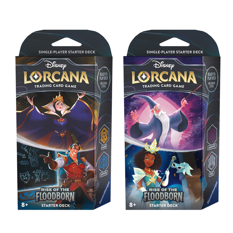 Disney Lorcana Rise of the Floodborn Starter Deck Set of 2 () [2]