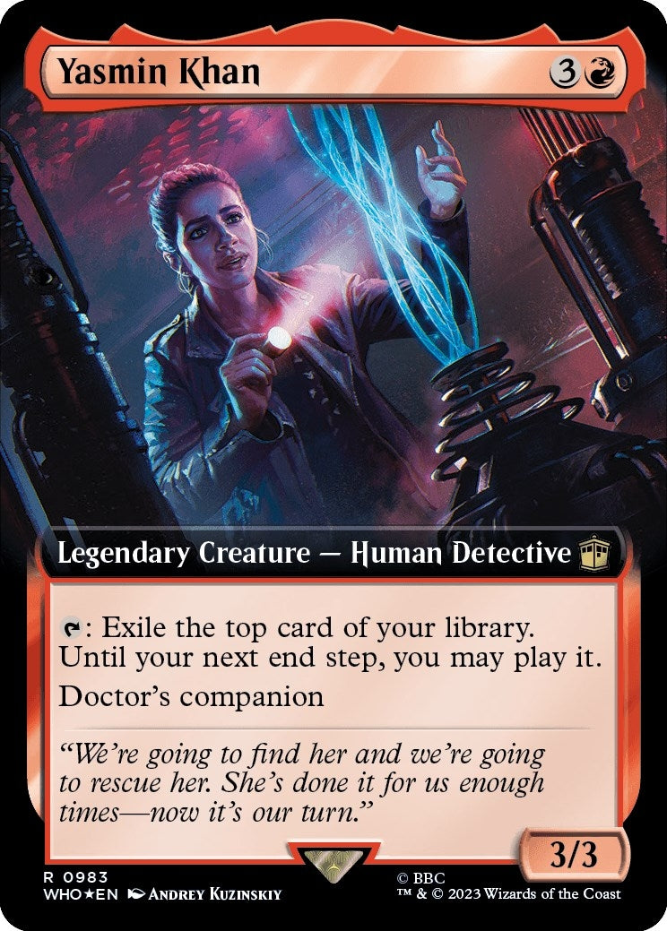 Yasmin Khan Extended Art Surge Foil (983) [WHO]