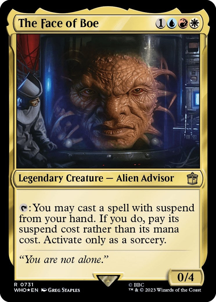The Face of Boe Surge Foil (731) [WHO]