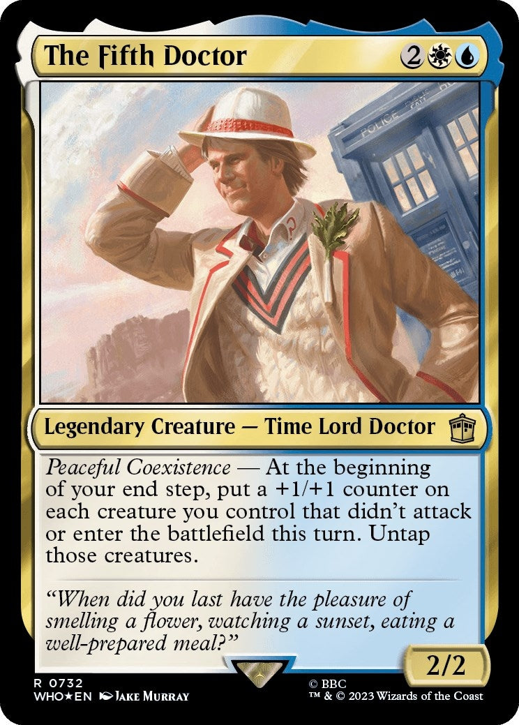The Fifth Doctor Surge Foil (732) [WHO]