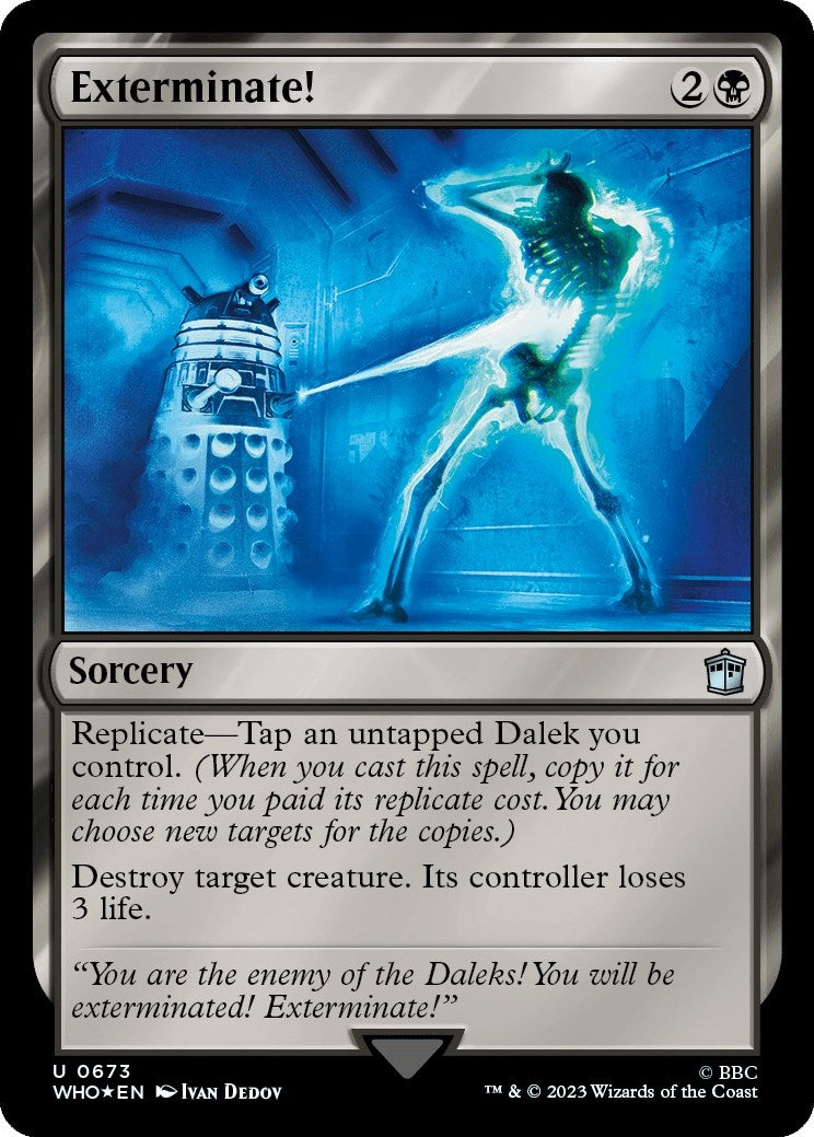 Exterminate Surge Foil (673) [WHO]