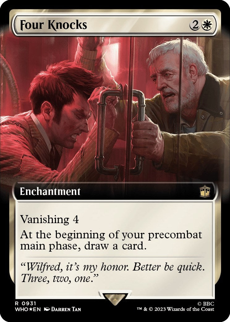 Four Knocks Extended Art Surge Foil (931) [WHO]