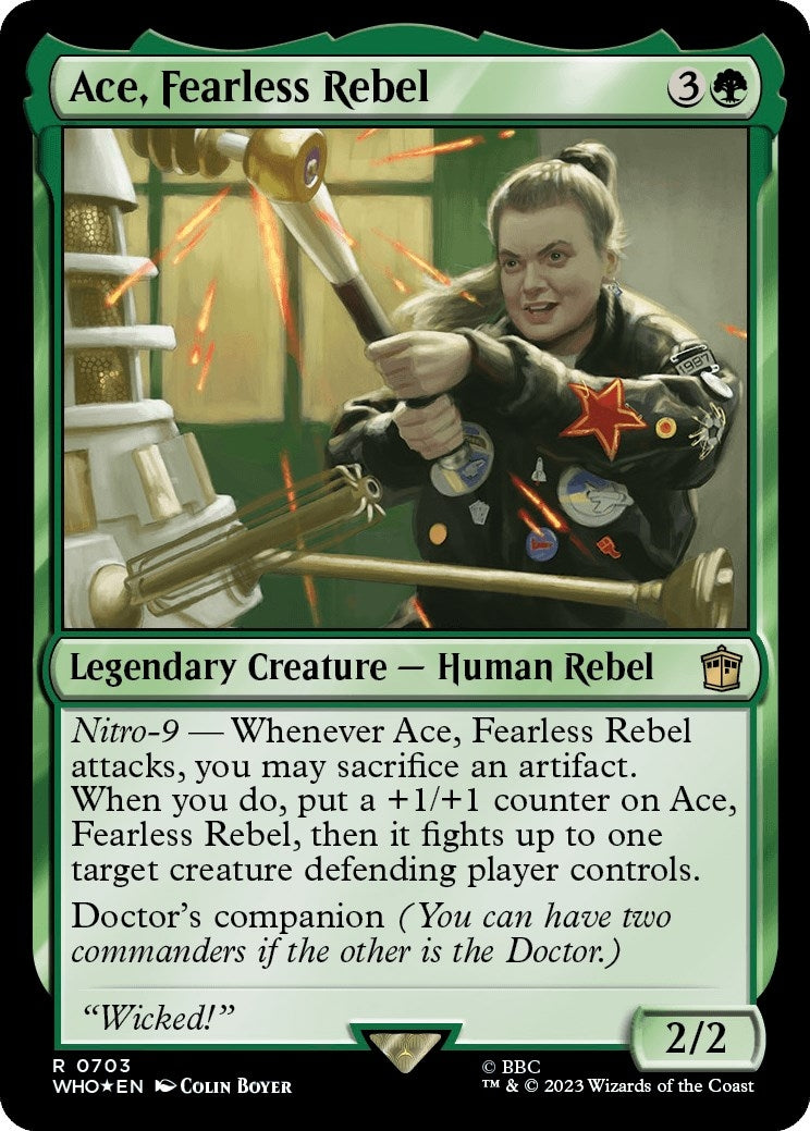 Ace Fearless Rebel Surge Foil (703) [WHO]