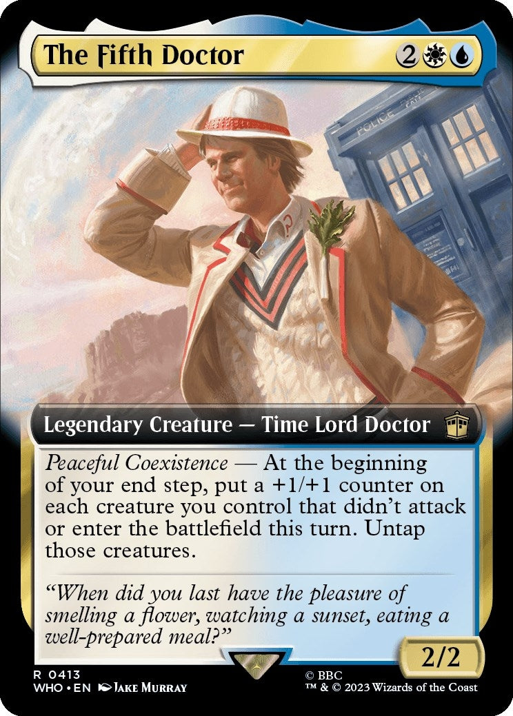 The Fifth Doctor Extended Art (413) [WHO]