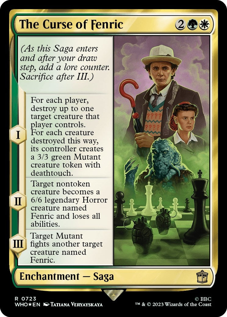 The Curse of Fenric Surge Foil (723) [WHO]