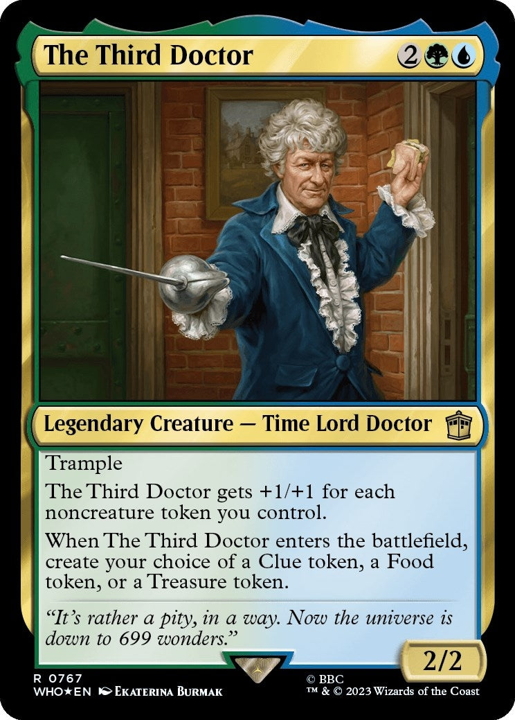 The Third Doctor Surge Foil (767) [WHO]