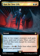 Run for Your Life Extended Art Surge Foil (1029) [WHO]
