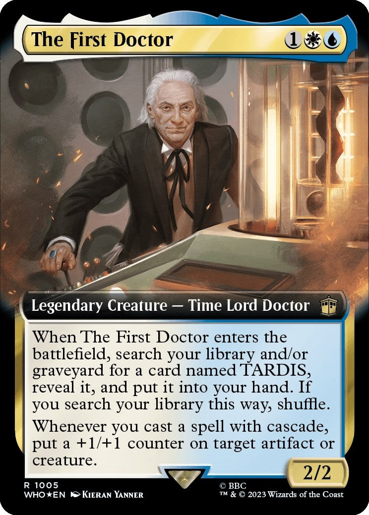 The First Doctor Extended Art Surge Foil (1005) [WHO]