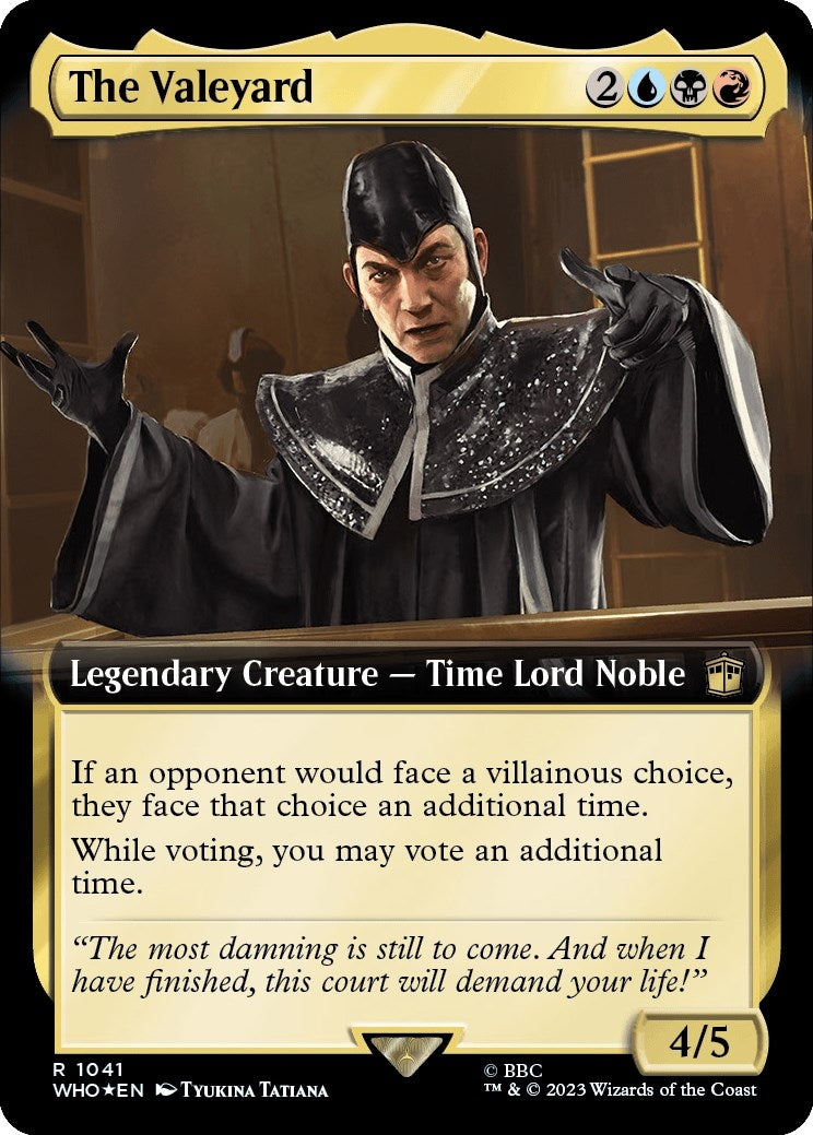 The Valeyard Extended Art Surge Foil (1041) [WHO]