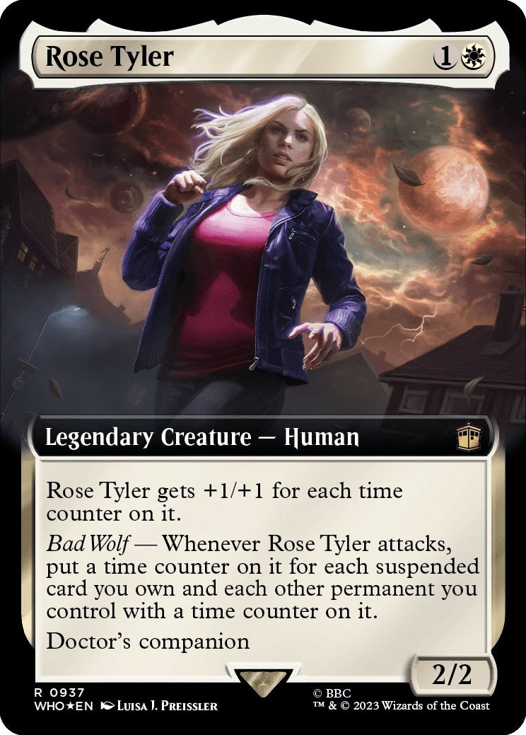 Rose Tyler Extended Art Surge Foil (937) [WHO]