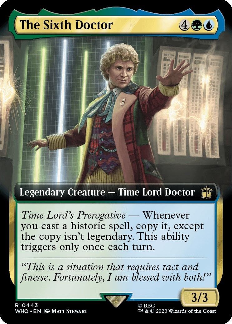 The Sixth Doctor Extended Art (443) [WHO]