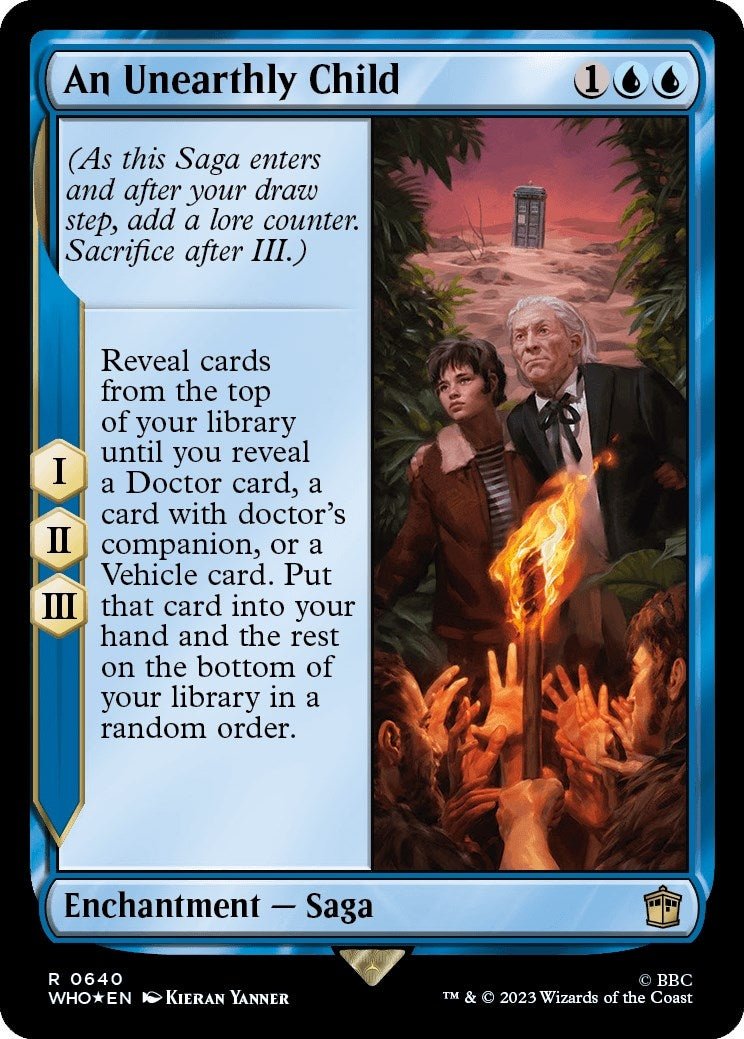 An Unearthly Child Surge Foil (640) [WHO]