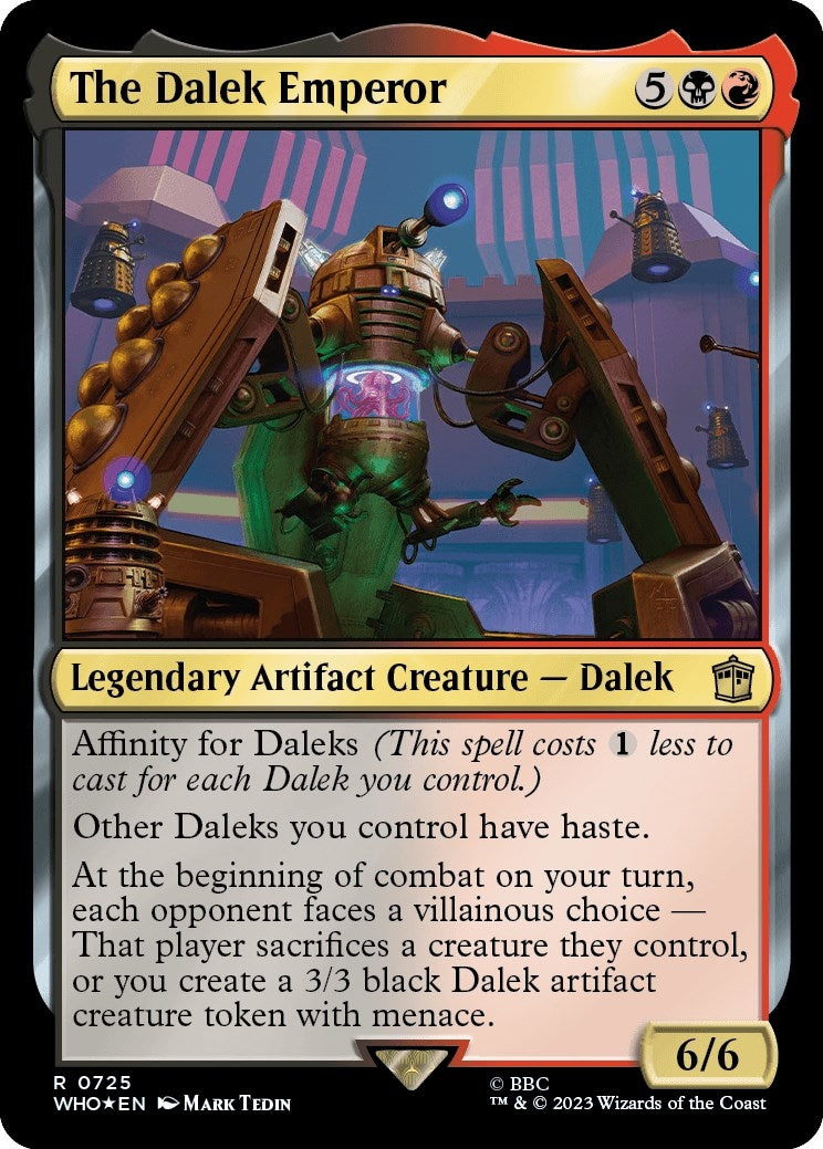 The Dalek Emperor Surge Foil (725) [WHO]