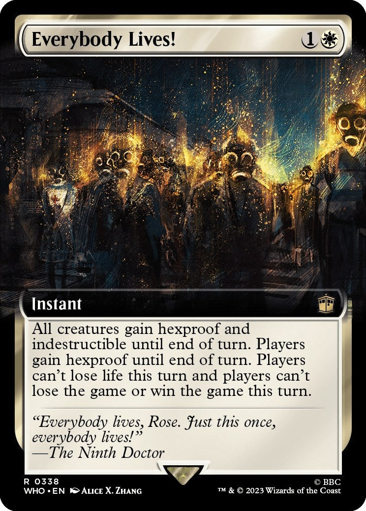 Everybody Lives Extended Art (338) [WHO]