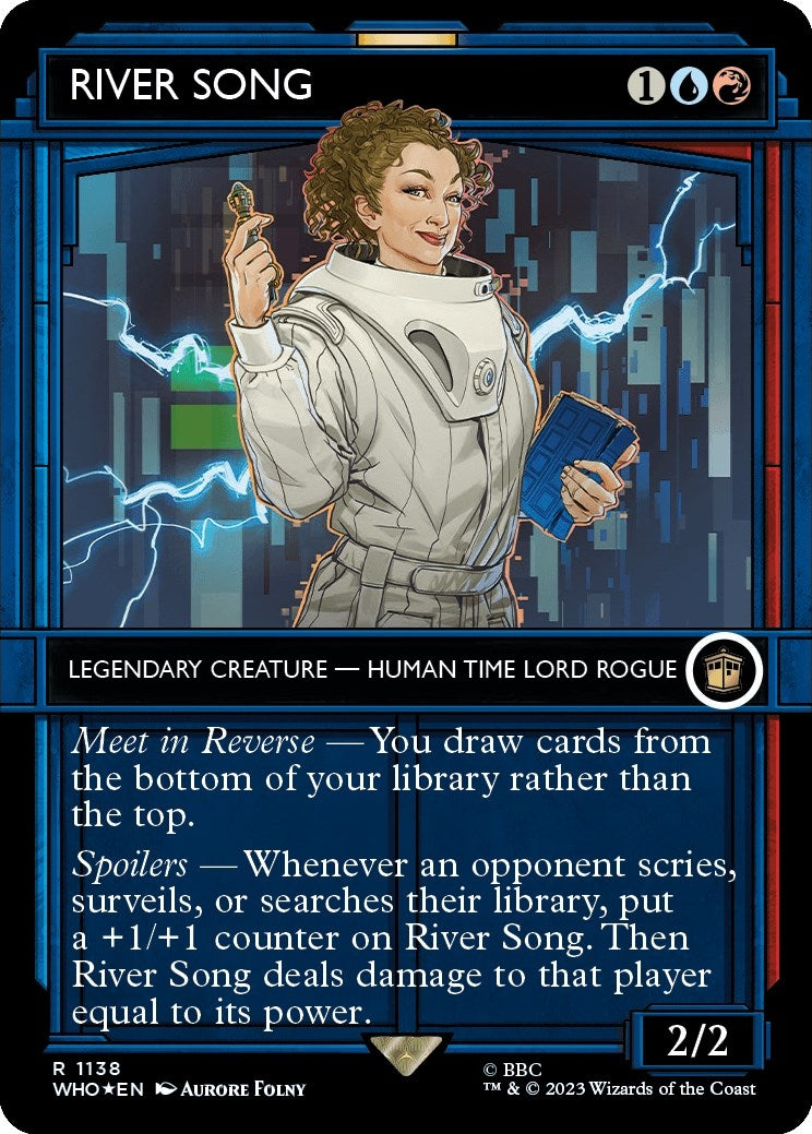 River Song Showcase Surge Foil (1138) [WHO]