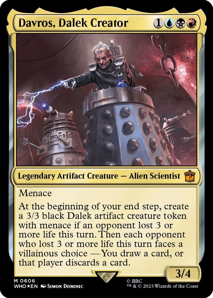 Davros Dalek Creator Surge Foil (606) [WHO]