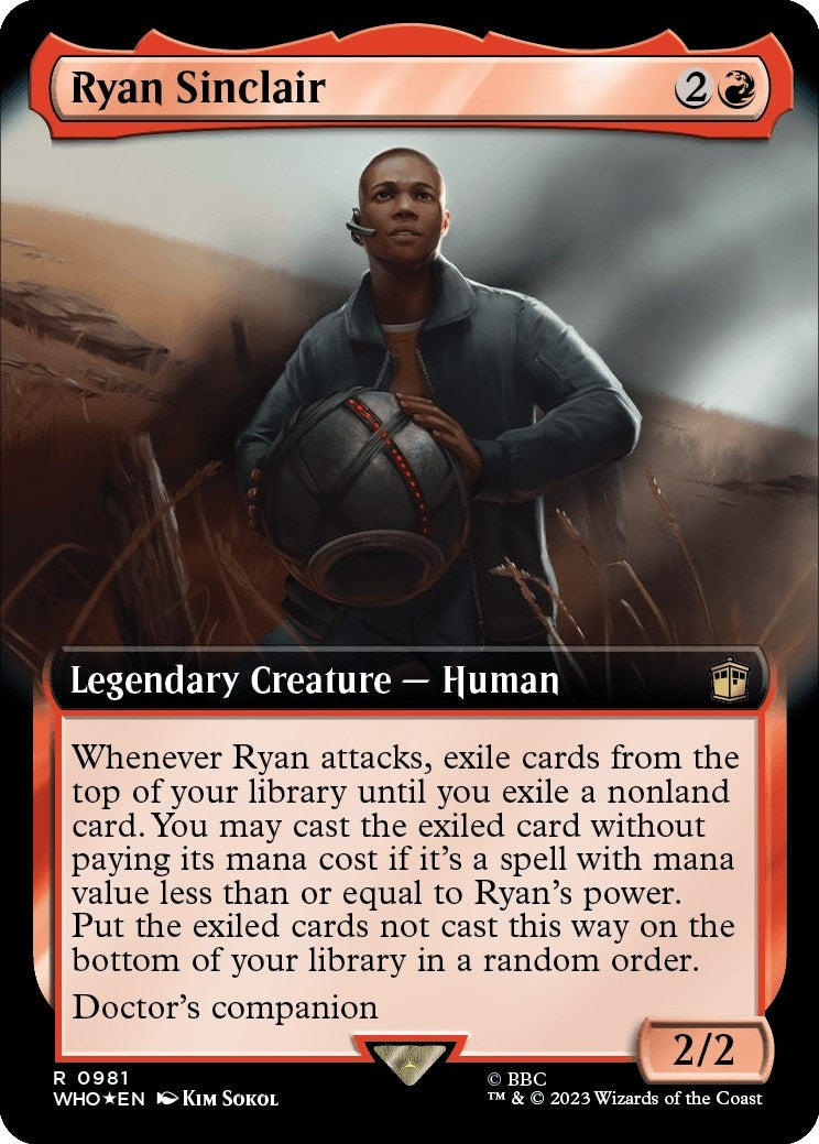 Ryan Sinclair Extended Art Surge Foil (981) [WHO]