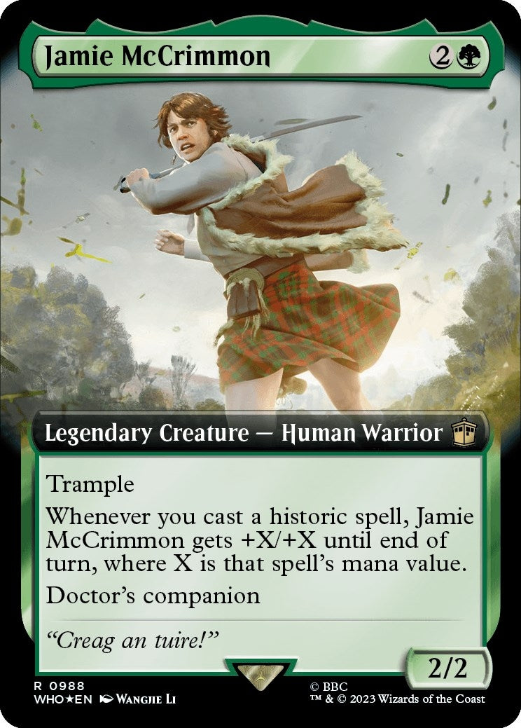 Jamie McCrimmon Extended Art Surge Foil (988) [WHO]