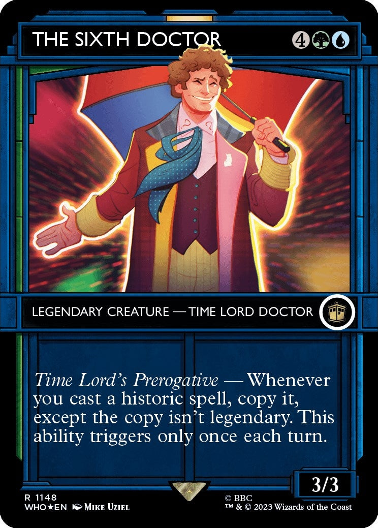 The Sixth Doctor Showcase Surge Foil (1148) [WHO]