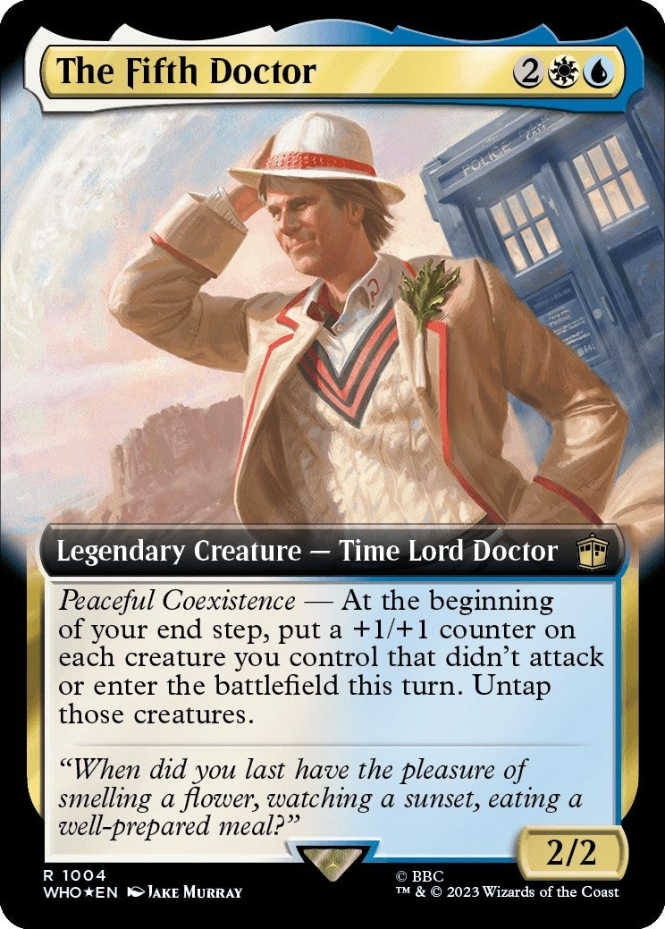 The Fifth Doctor Extended Art Surge Foil (1004) [WHO]