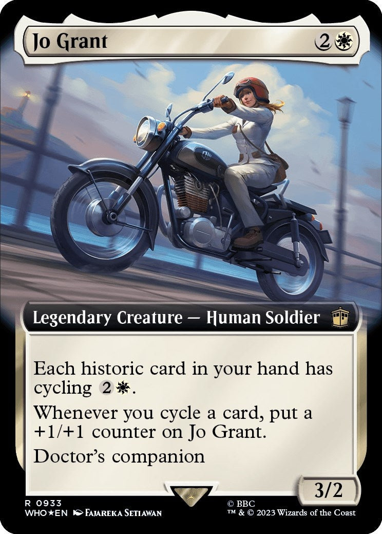 Jo Grant Extended Art Surge Foil (933) [WHO]