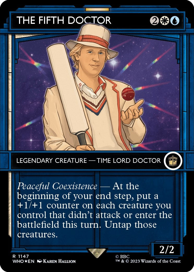 The Fifth Doctor Showcase Surge Foil (1147) [WHO]