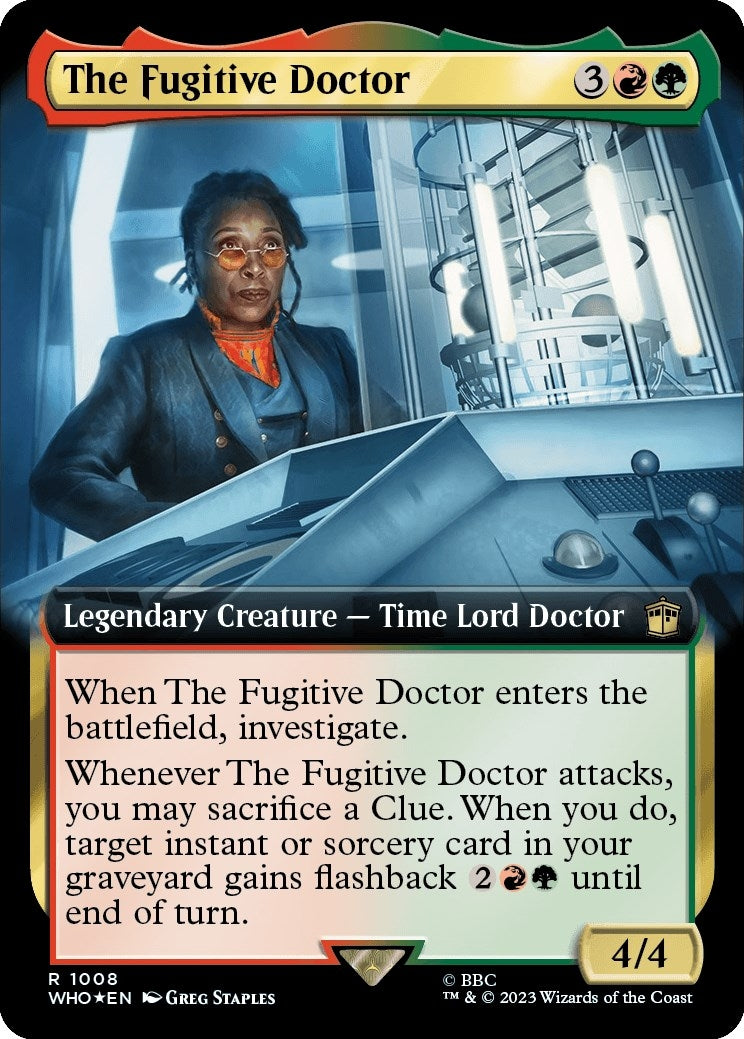The Fugitive Doctor Extended Art Surge Foil (1008) [WHO]