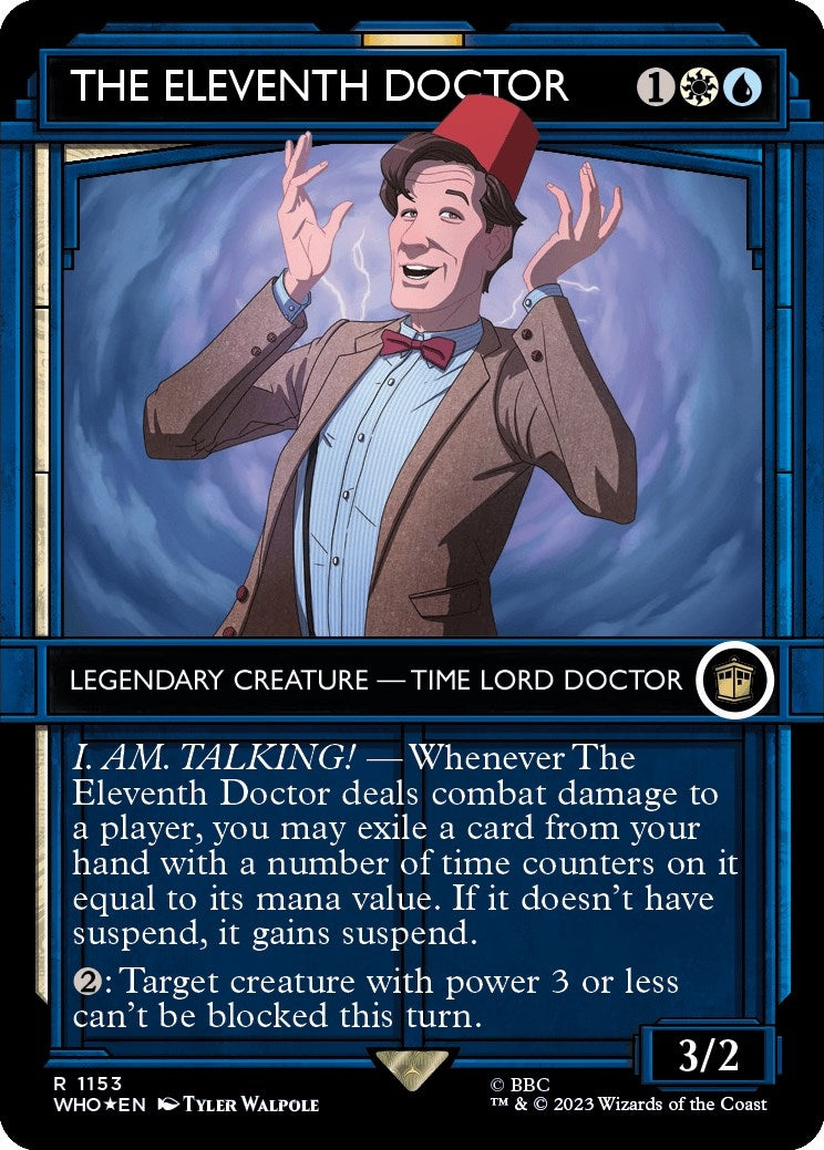The Eleventh Doctor Showcase Surge Foil (1153) [WHO]