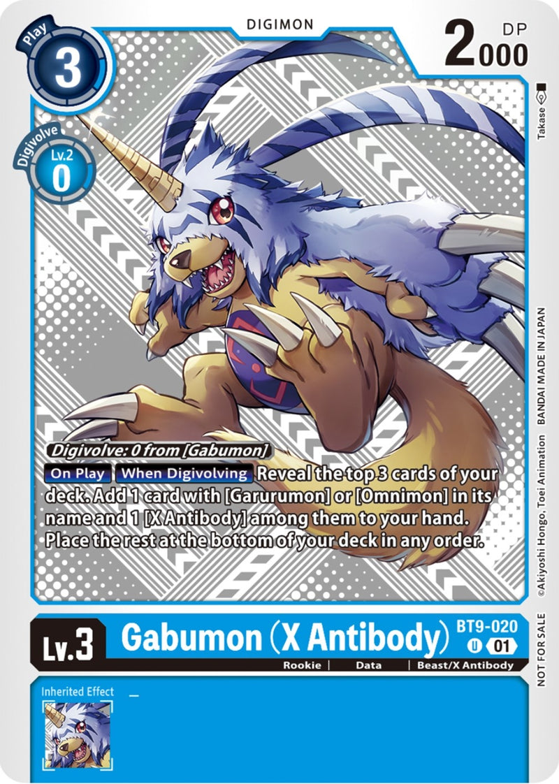 Image for Gabumon (X Antibody) (Starter Deck 15 & 16 Pre-Release) [X Record]