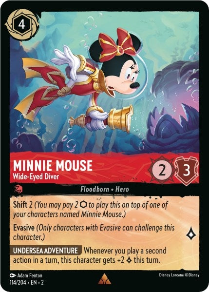 Minnie Mouse Wide Eyed Diver (114/204) [2]