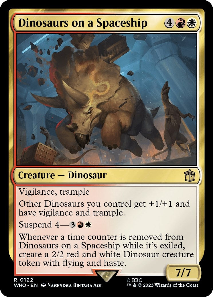 Dinosaurs on a Spaceship (122) [WHO]