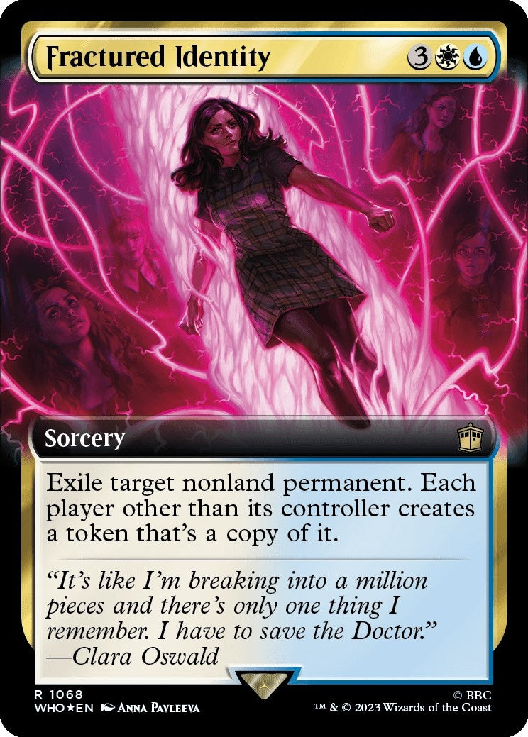 Fractured Identity Extended Art Surge Foil (1068) [WHO]