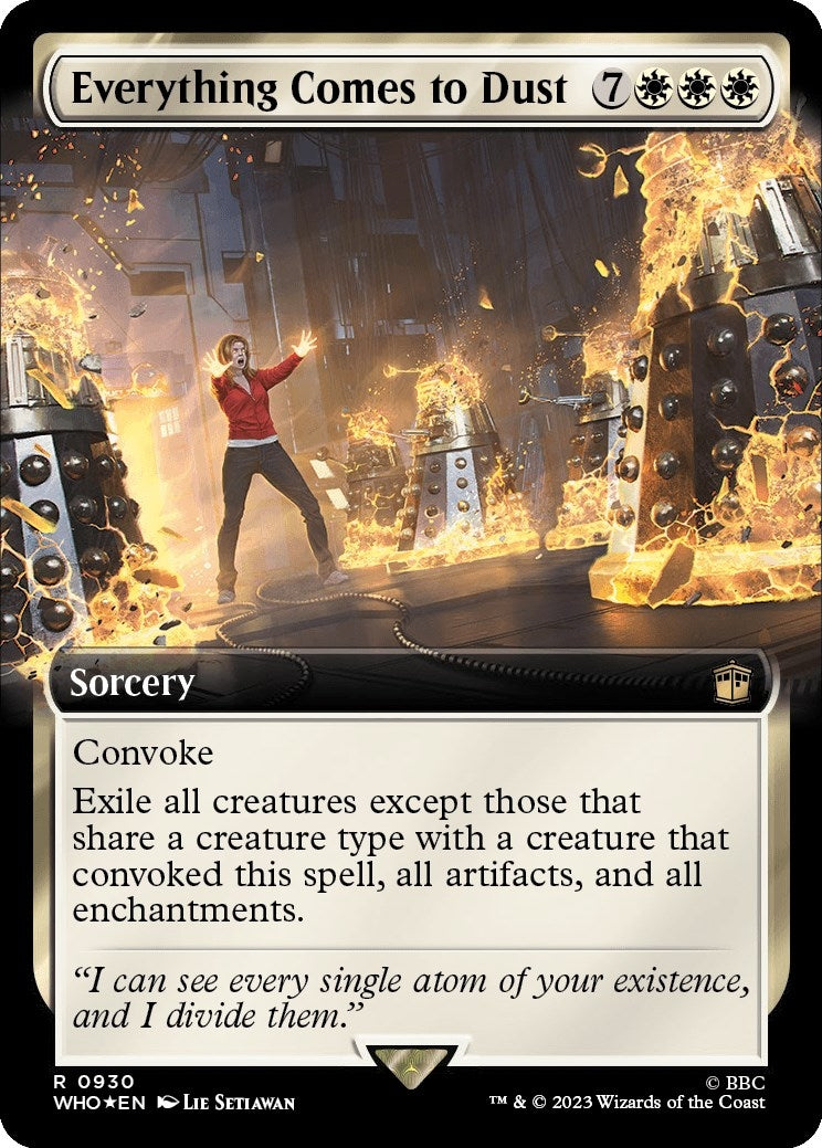 Everything Comes to Dust Extended Art Surge Foil (930) [WHO]