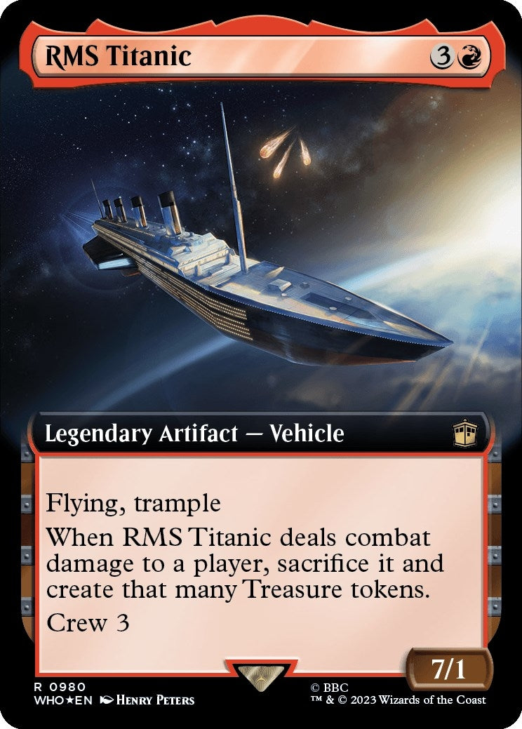 RMS Titanic Extended Art Surge Foil (980) [WHO]