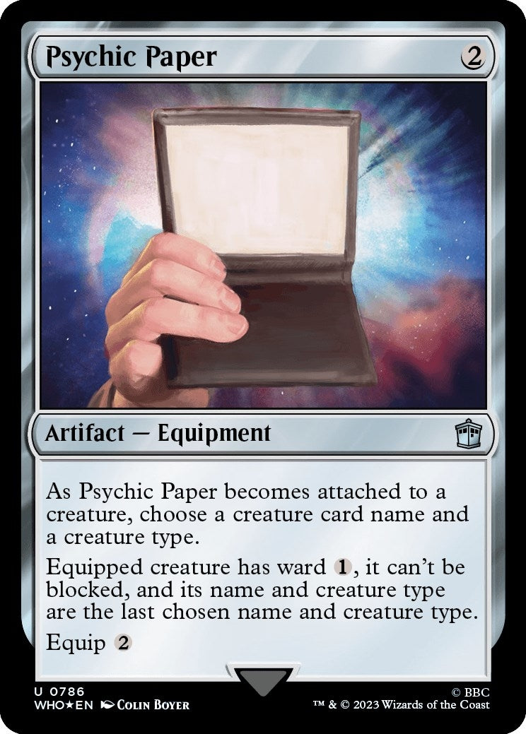 Psychic Paper (Surge Foil) [Doctor Who]