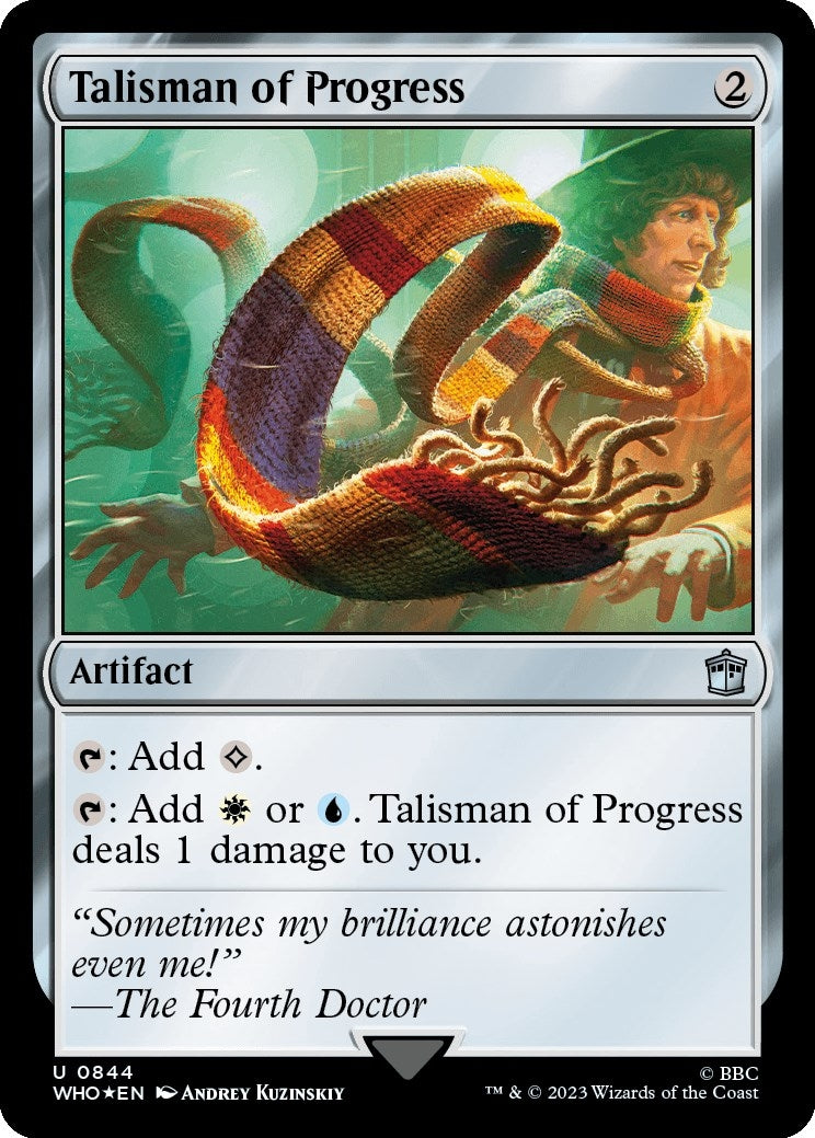 Talisman of Progress Surge Foil (844) [WHO]