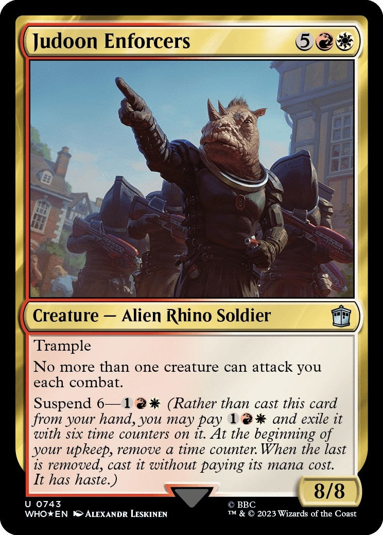 Judoon Enforcers Surge Foil (743) [WHO]